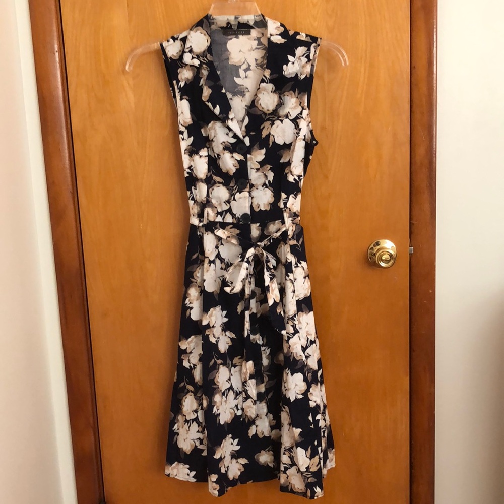 Floral A-line Shirtdress